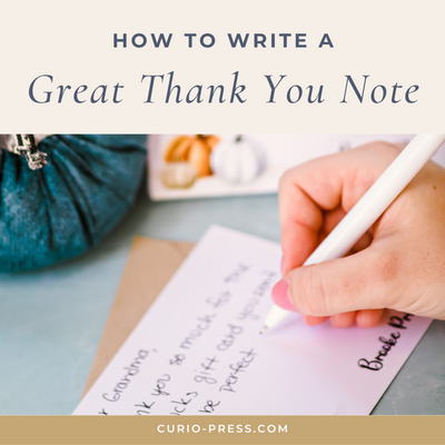 How to write a great thank you note