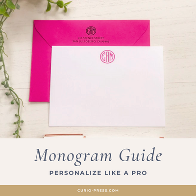 Monogram How-To Guide