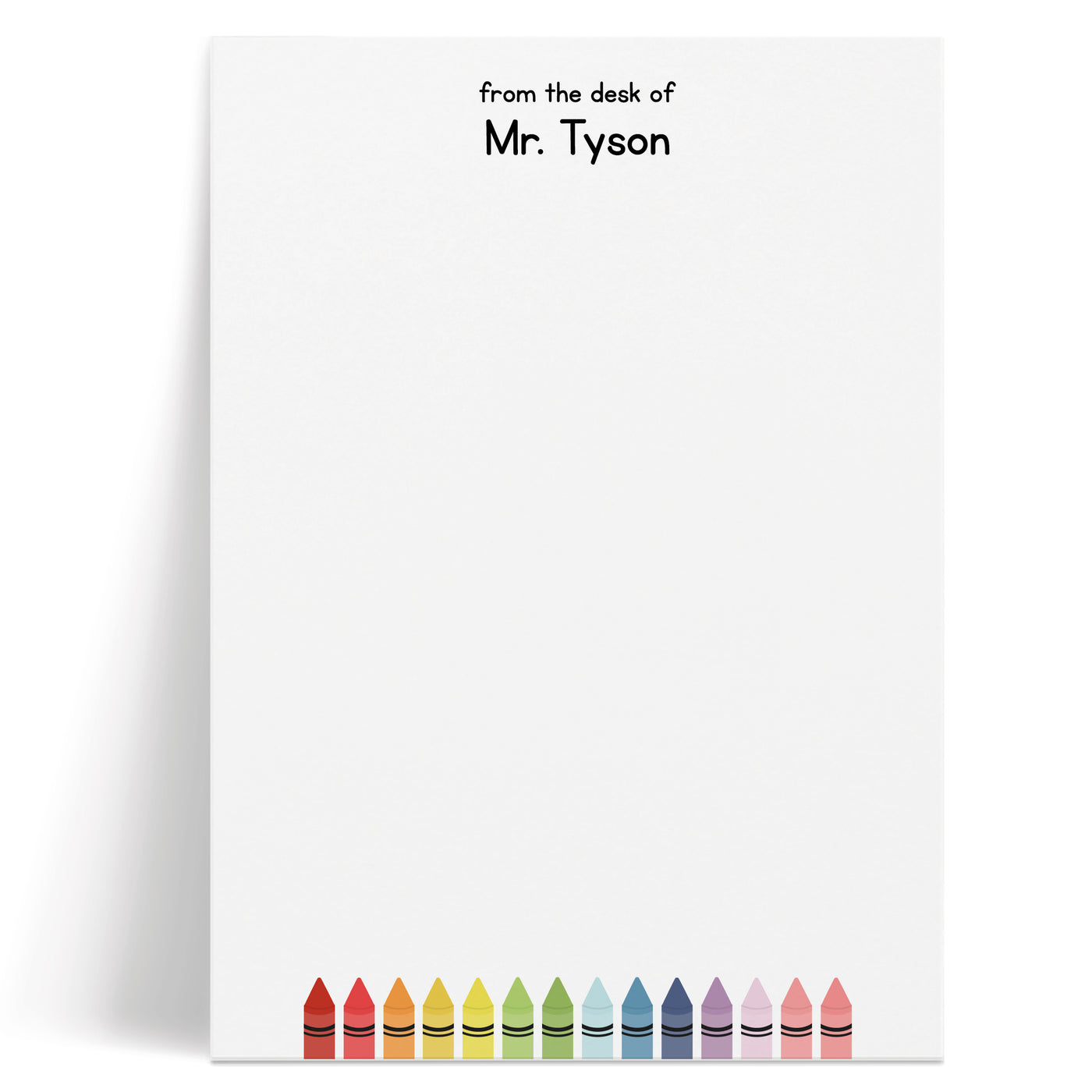 Crayons: Notepad