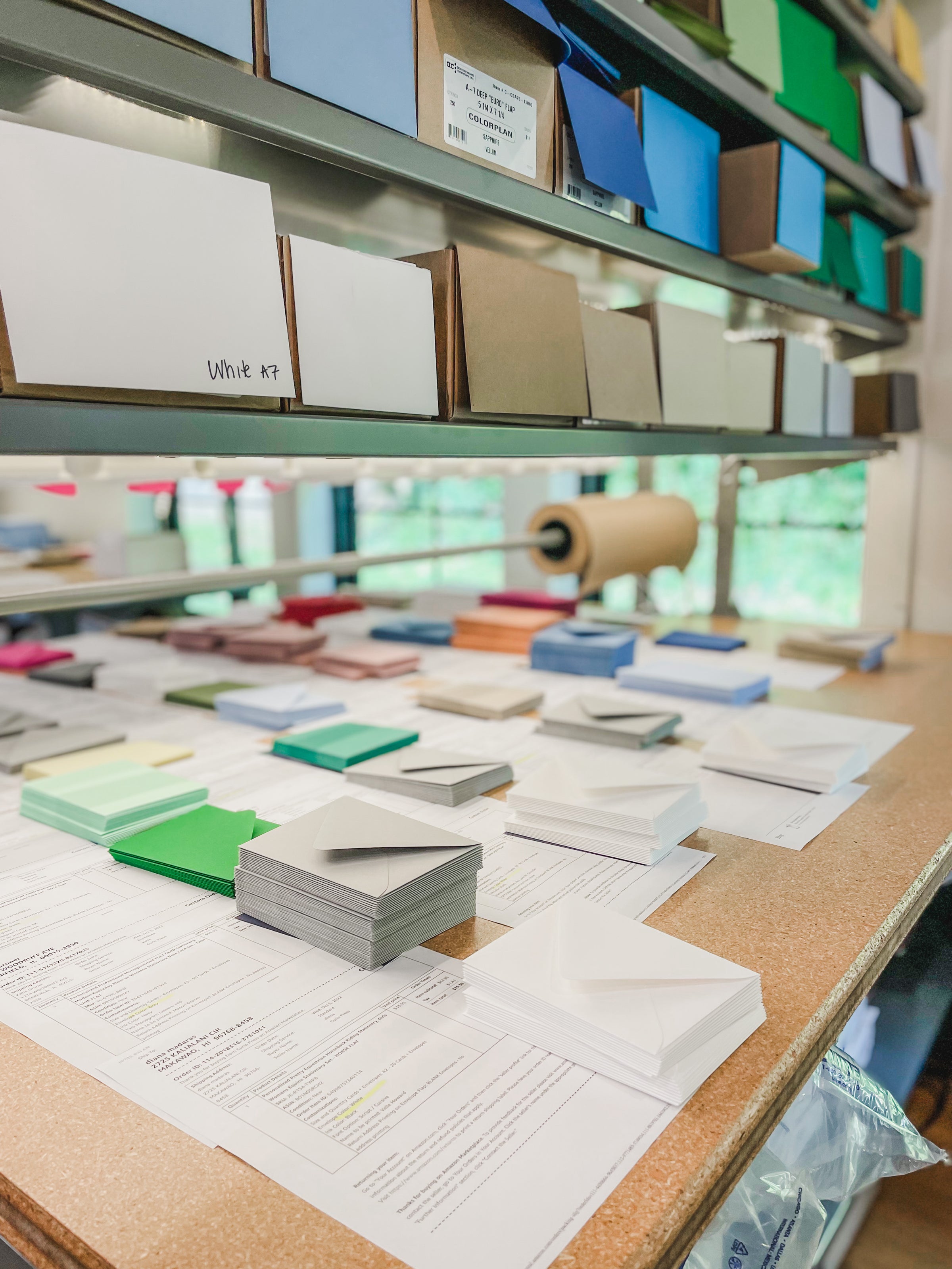 Curio Press designs, print sand handcrafts paper goods in our St. Louis studio. All our quality handmade paper goods are customized and made-to-order.
