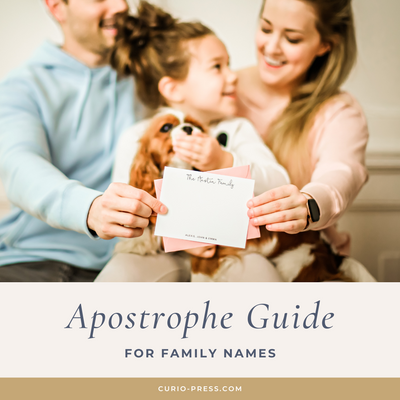 The apostrophe guide for family names