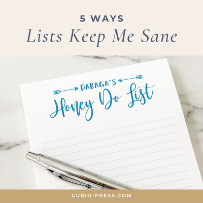 5 ways lists keep me sane