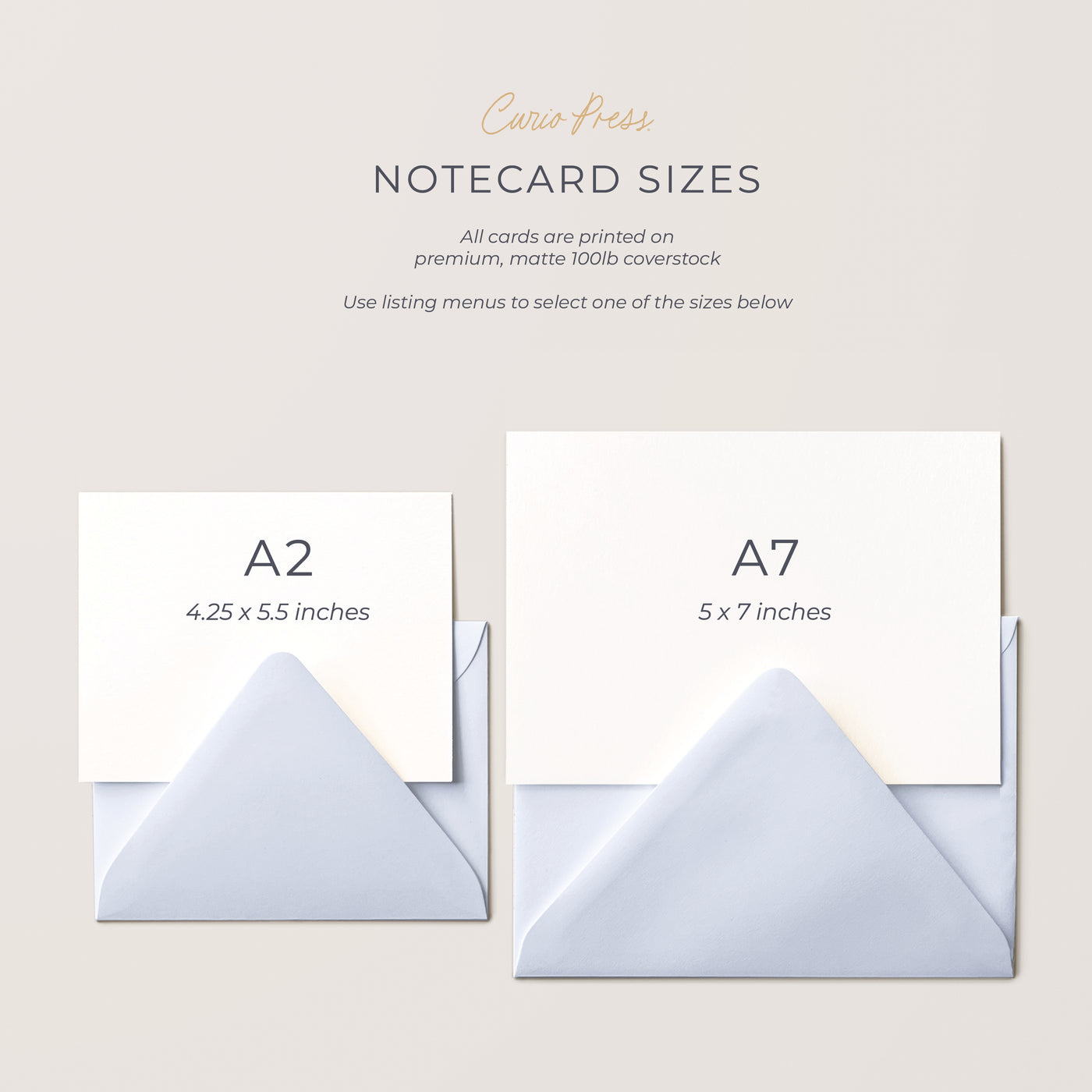 Your Business Logo: Flat Card + Notepad Set