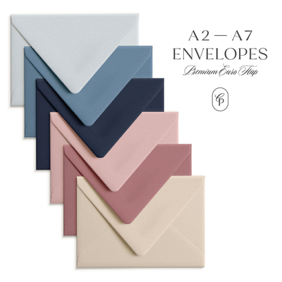 Our premium A2 and A7 envelopes are perfect for cards, invitations and RSVPs