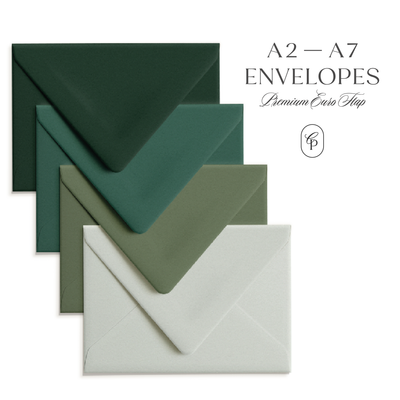 Our premium A2 and A7 envelopes are perfect for cards, invitations and RSVPs