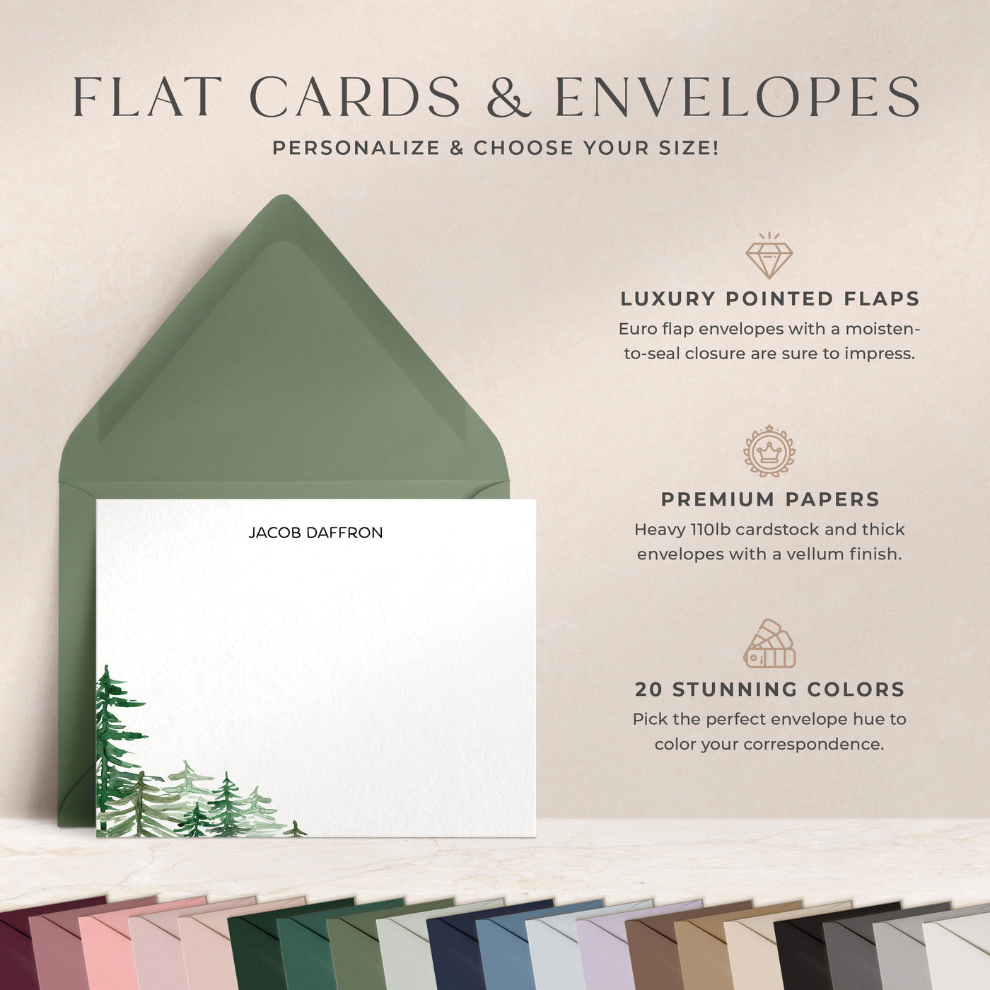 Forest: Flat Card Set