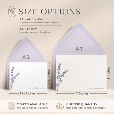 Lavender: Flat Card Set