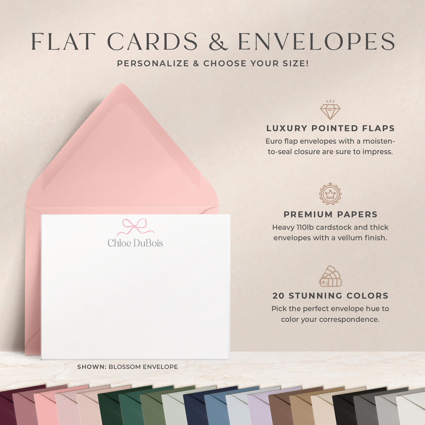 Tiny Bow: Flat Card Set
