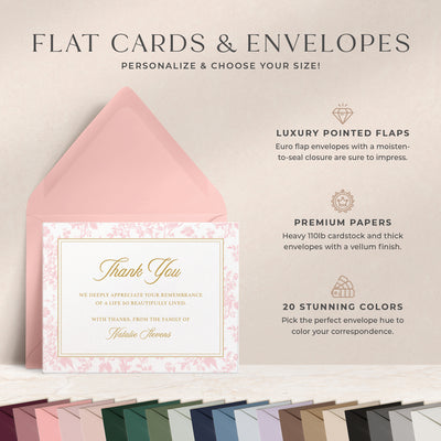 Legacy Thank You Flat Cards