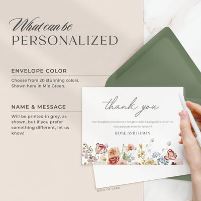 Gratitude Thank You Flat Cards