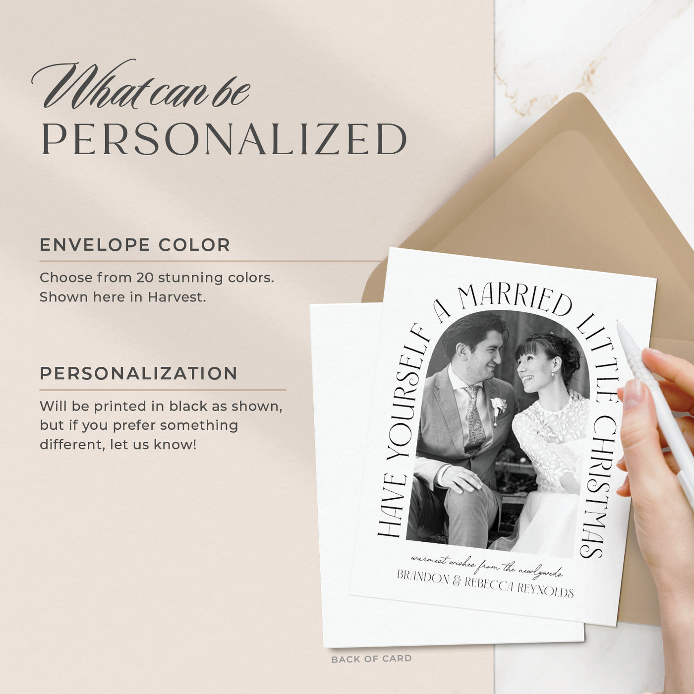 Married & Merry: Holiday Cards