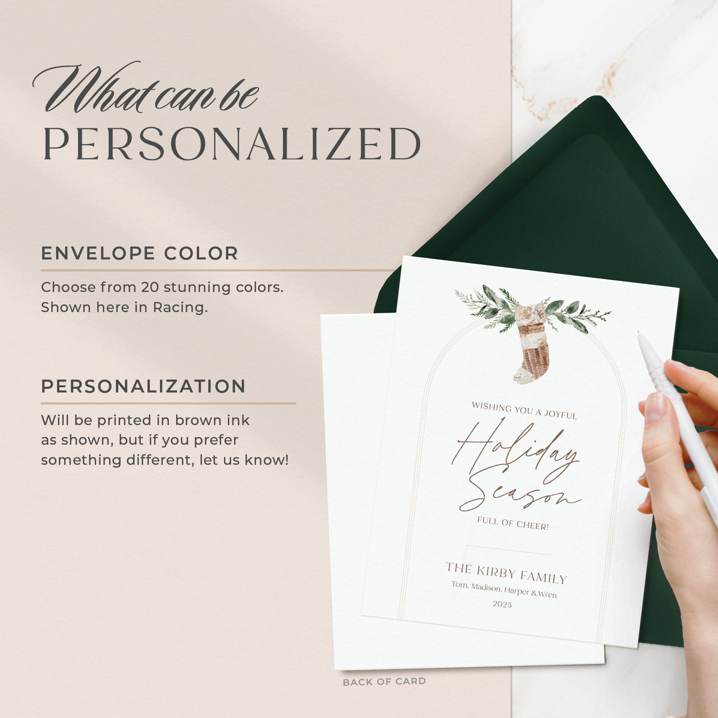 Boho Holiday: Holiday Cards