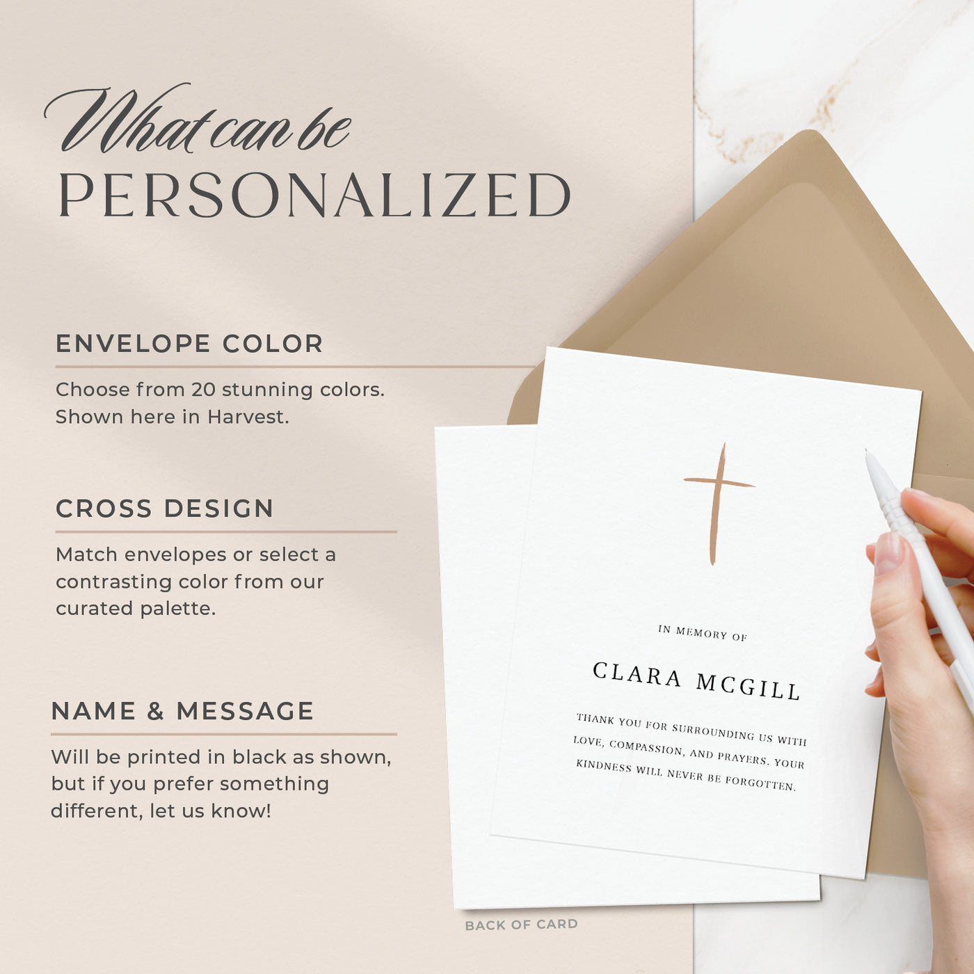 Devotion Thank You Flat Cards