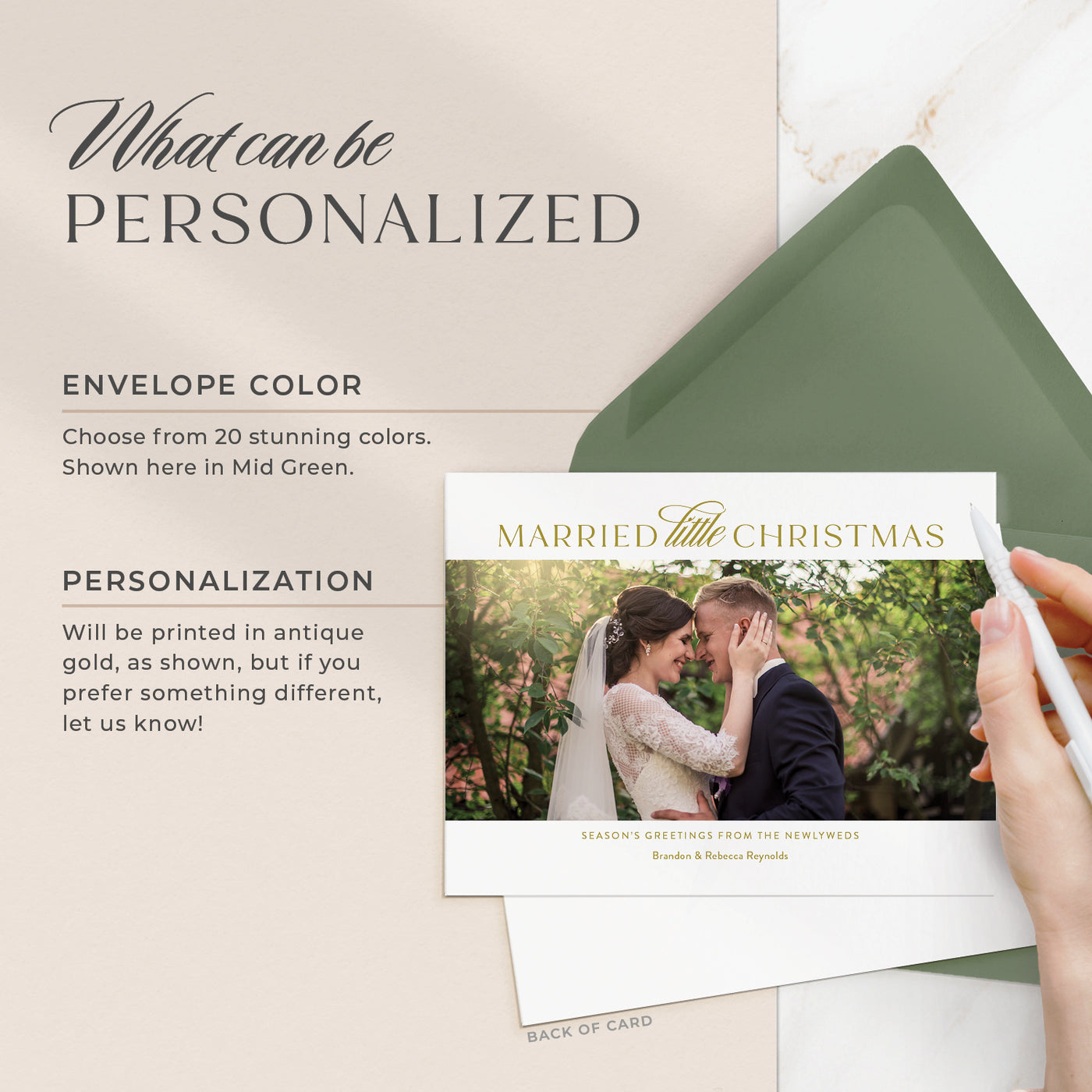 Married Little Christmas: Holiday Cards
