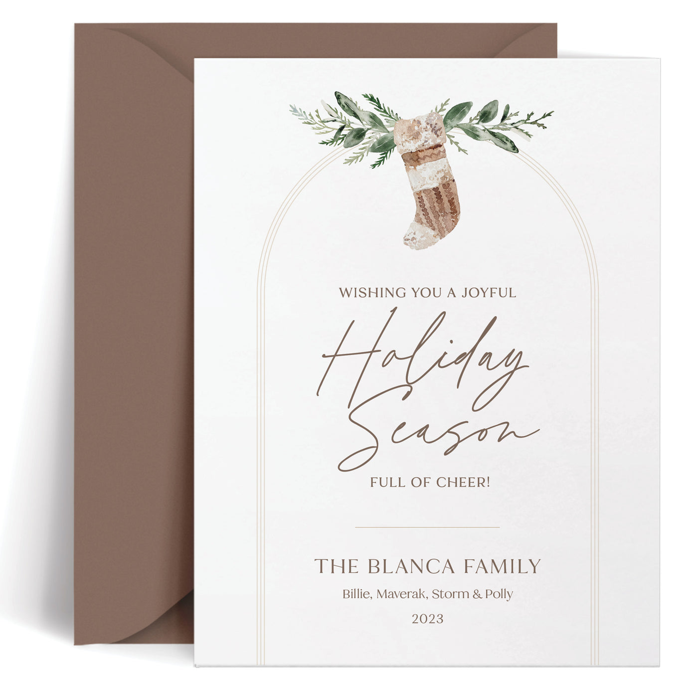 Boho Holiday: Holiday Cards