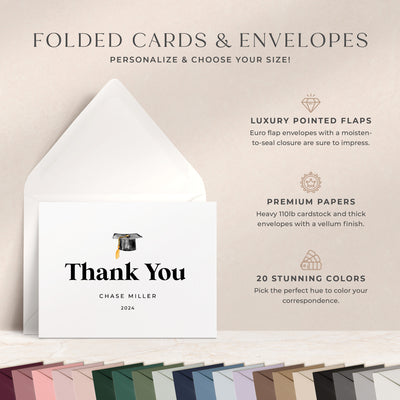 Graduate: Folded Card Set