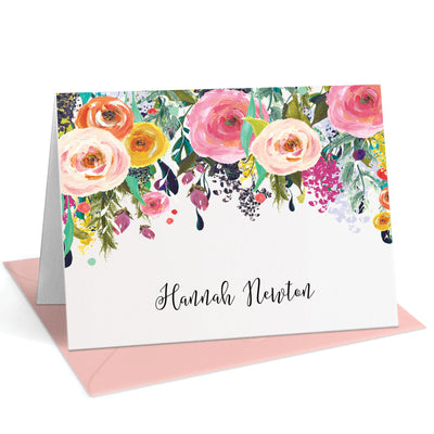 Multi Flower: Folded Card Set