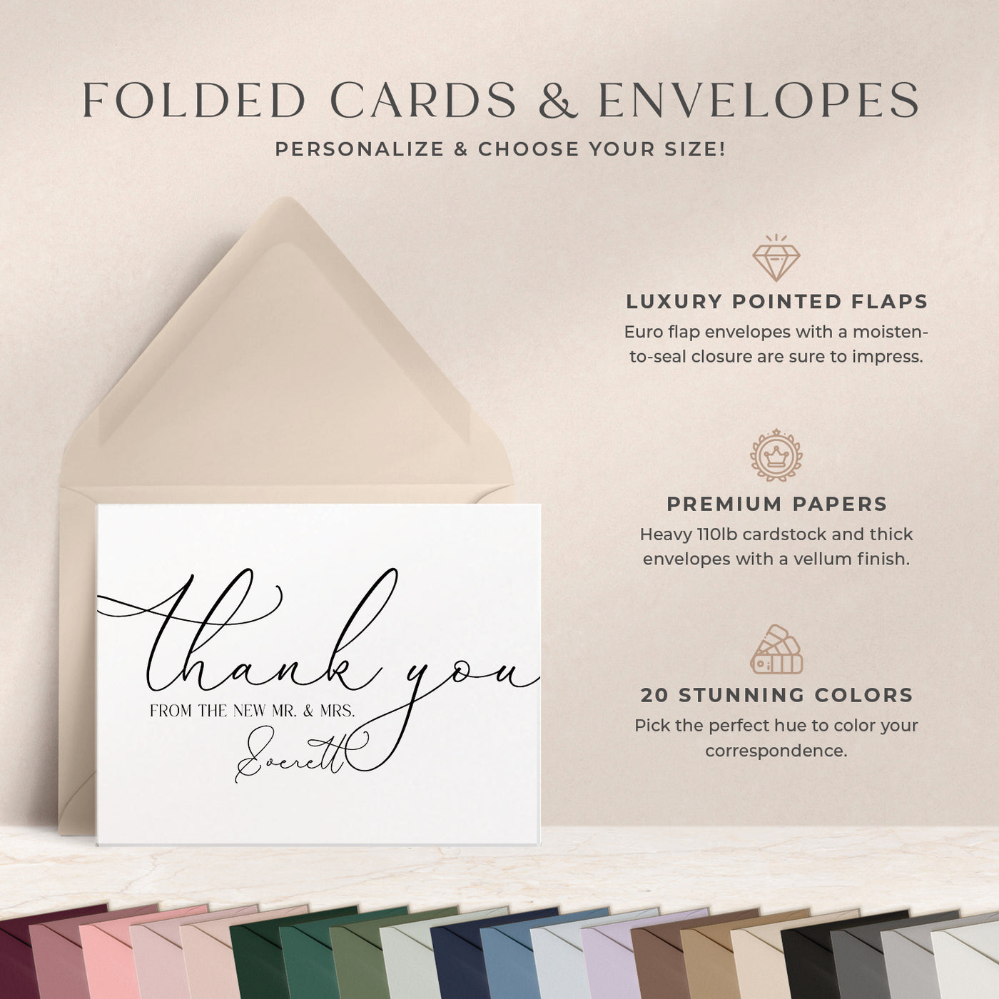 Ever After: Folded Card Set