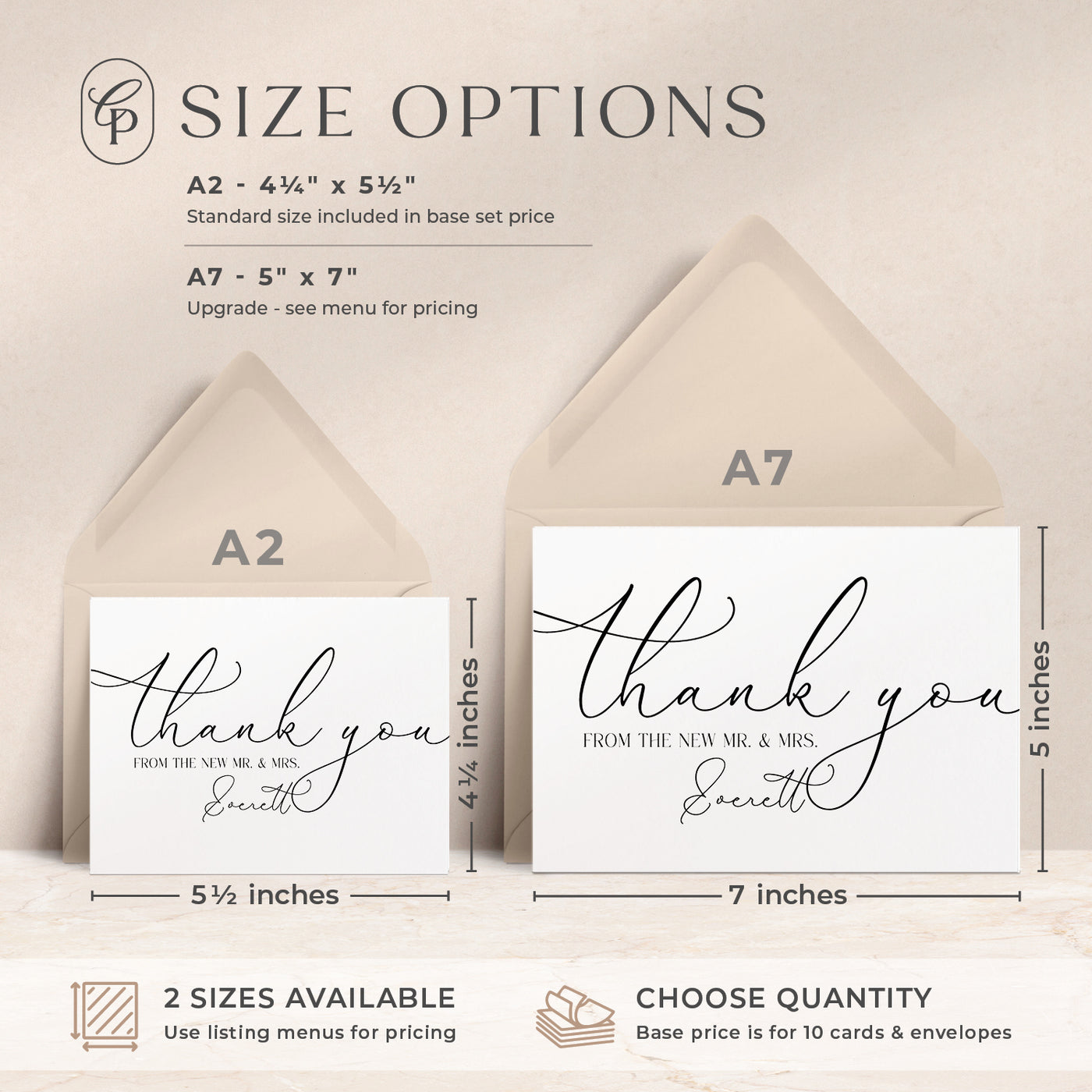 Ever After: Folded Card Set
