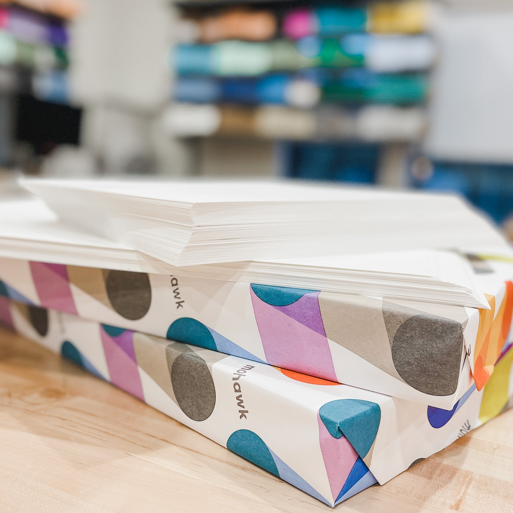 Our stationery is printed using Mohawk Premium Papers in an eggshell, matte finish – meaning no ink bleed when writing notes.