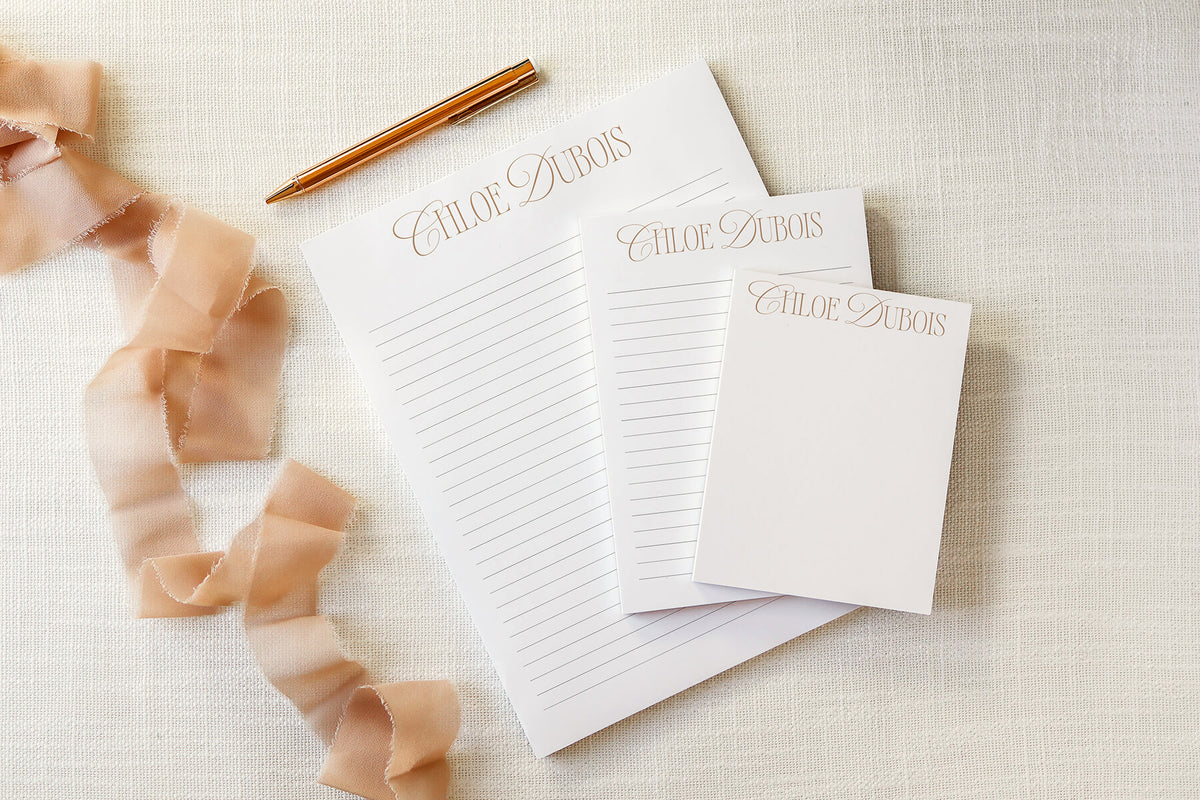 Curio Press | Personalized Stationery, Custom Notecards & Notepads