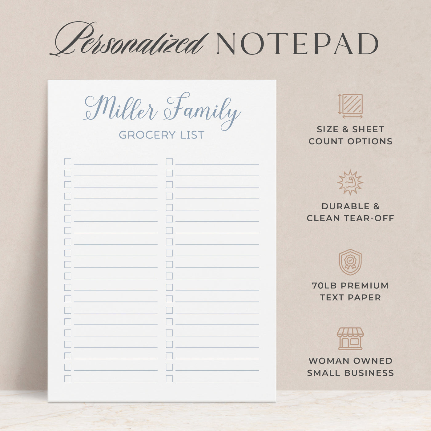 Shopping List: Notepad