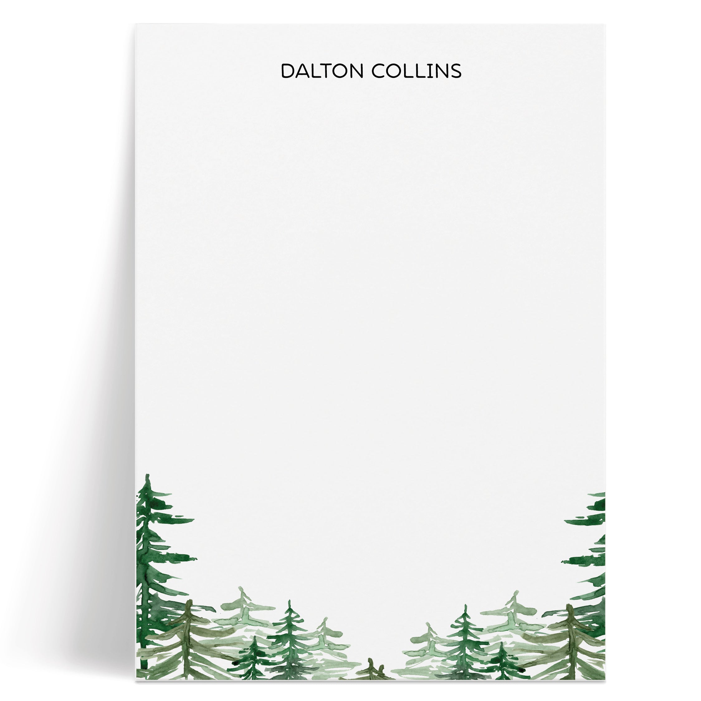 Forest | Personalized Notepad | Curio Press