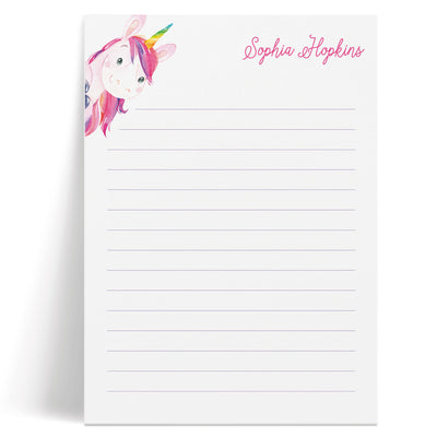 Rainbow Unicorn: Notepad