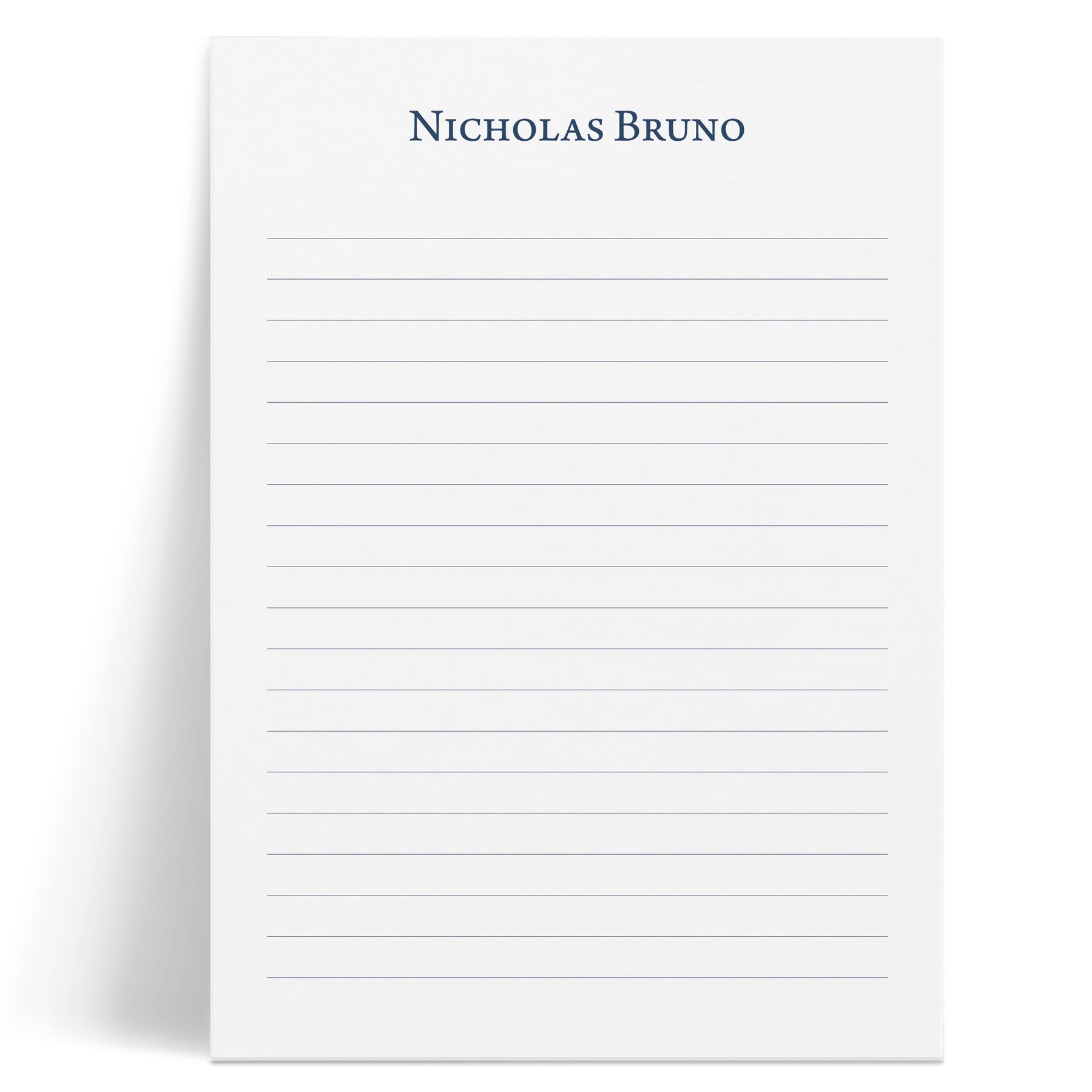 Centenary Notepad Clarity | Monogrammed Notepads | Curio Press