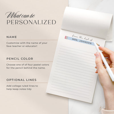 Pastel Pencil: Notepad