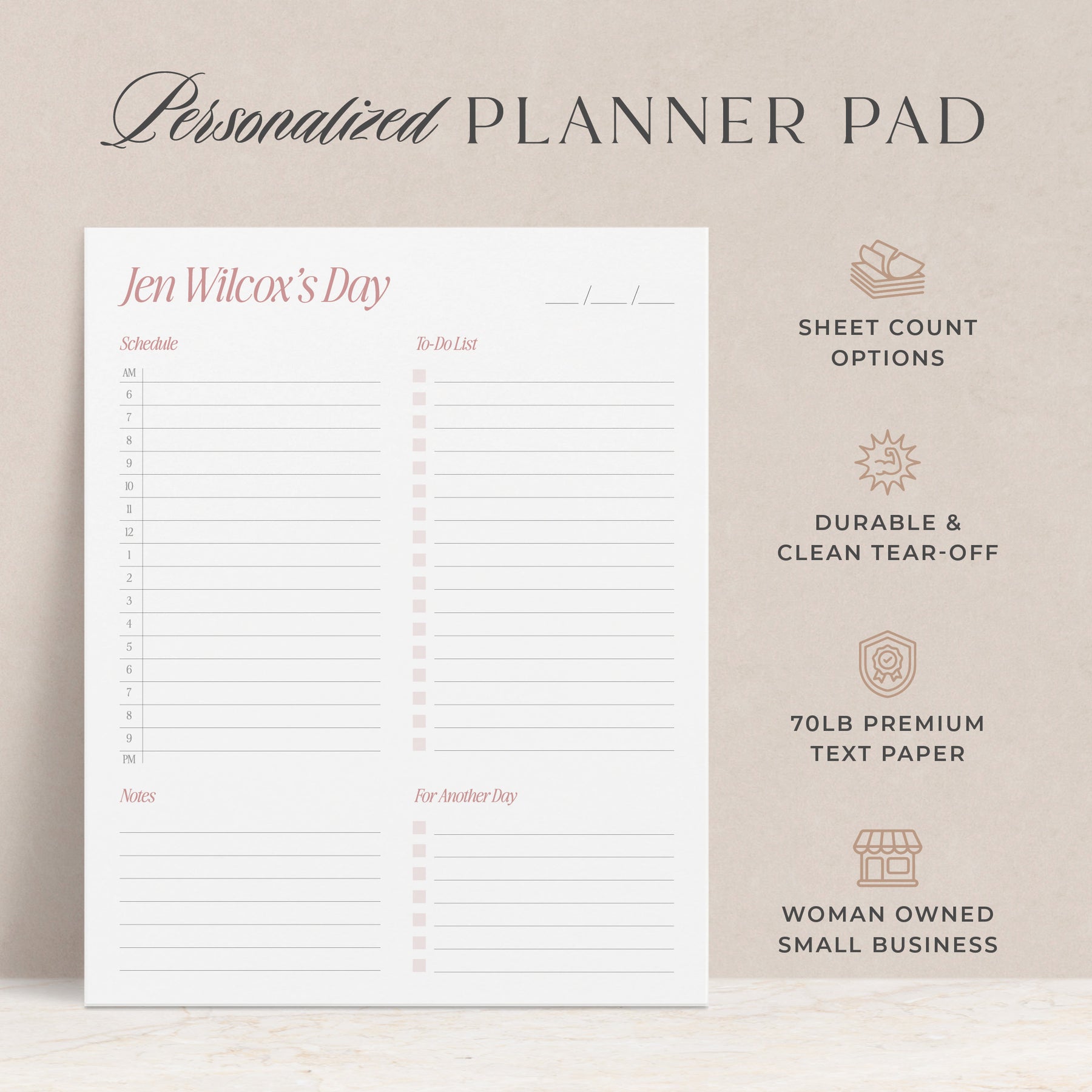 Agenda Customized Notepad Curio Press Agenda customized notepad curio press