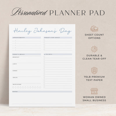 Intentions Daily Planner: Notepad