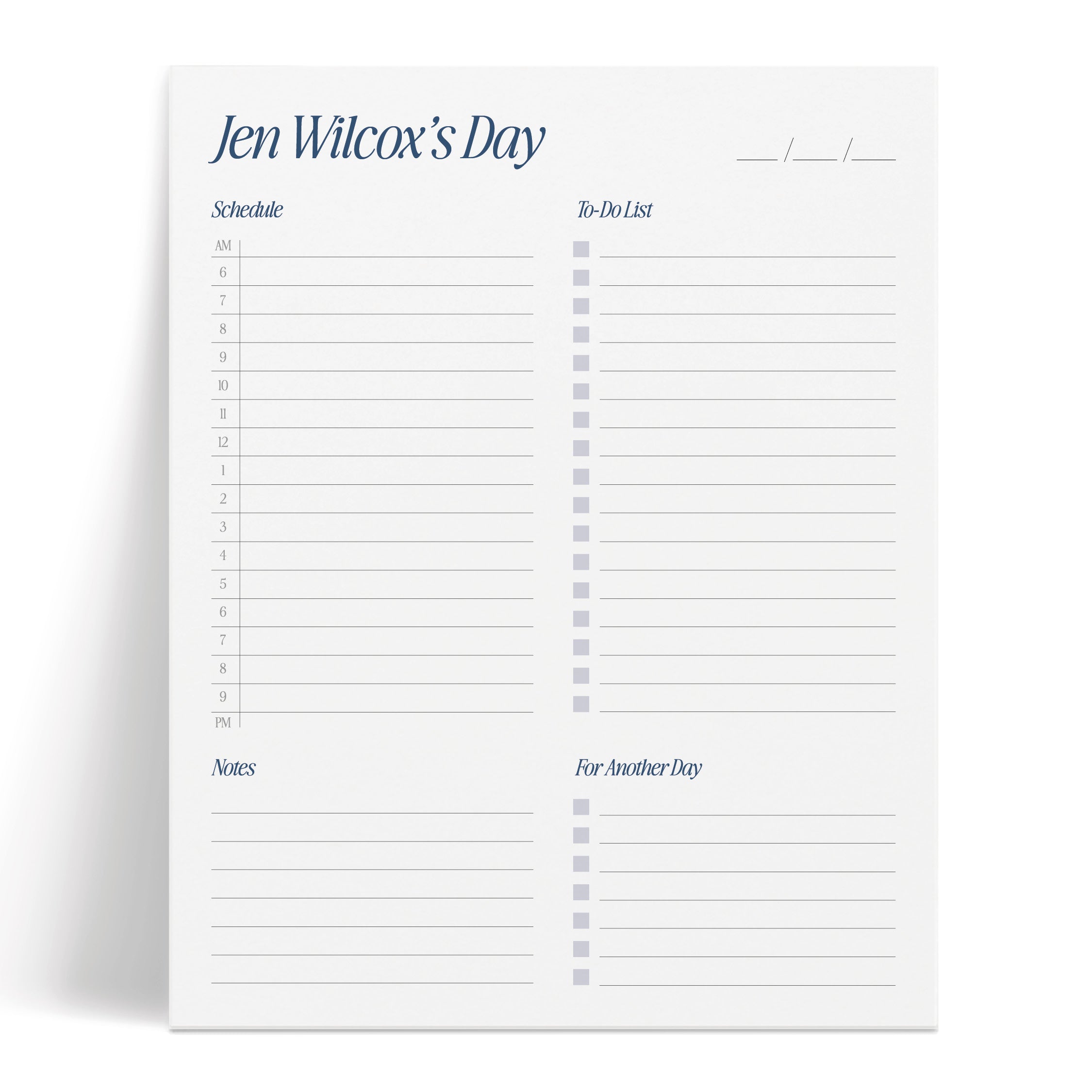 Agenda customized notepad curio press