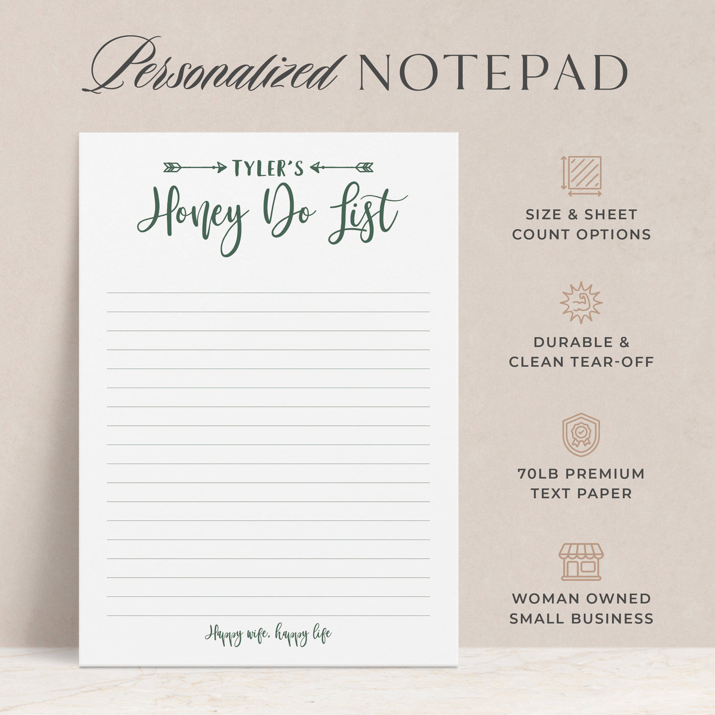 Honey Do: Notepad