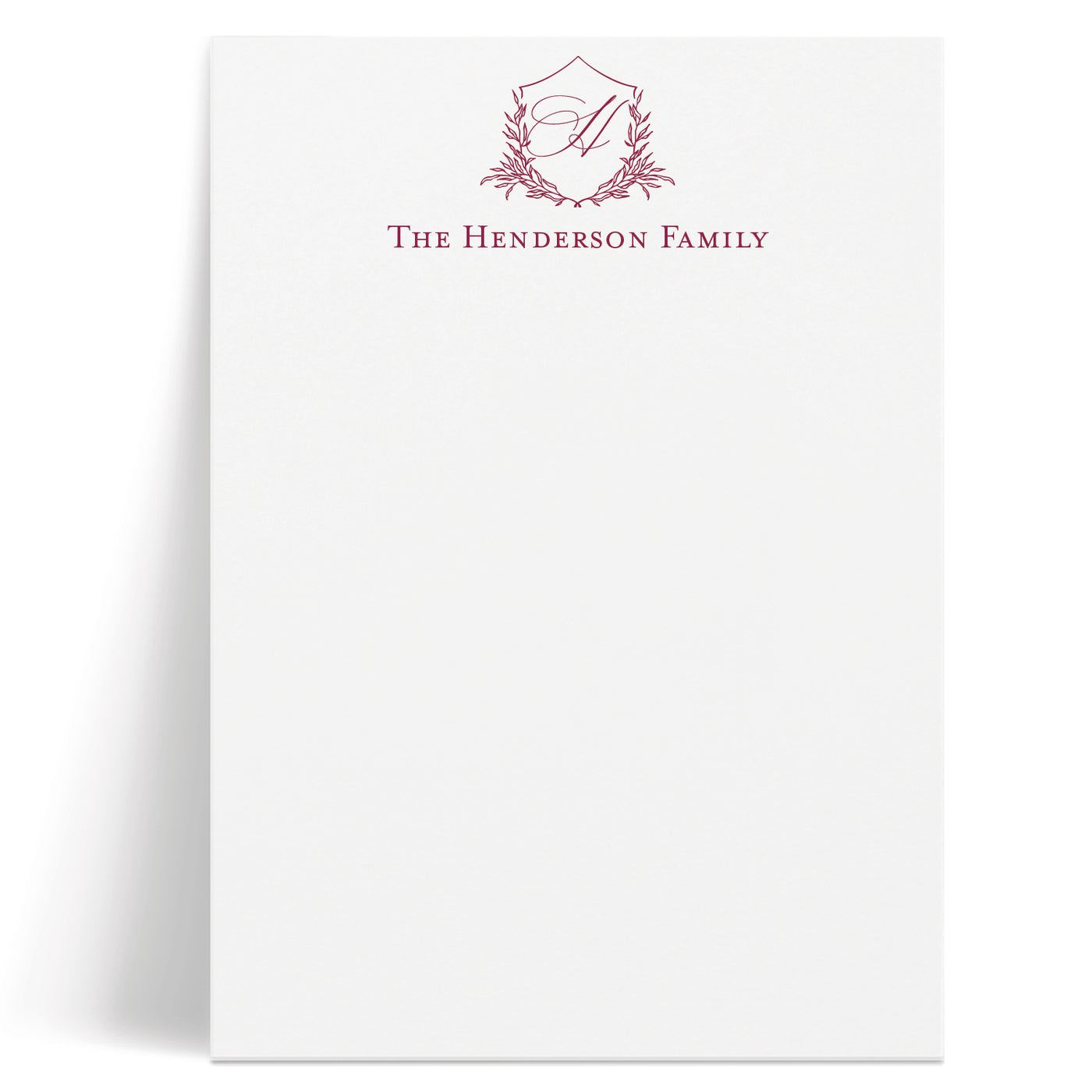 Insignia Monogram | Monogrammed Notepad | Curio Press