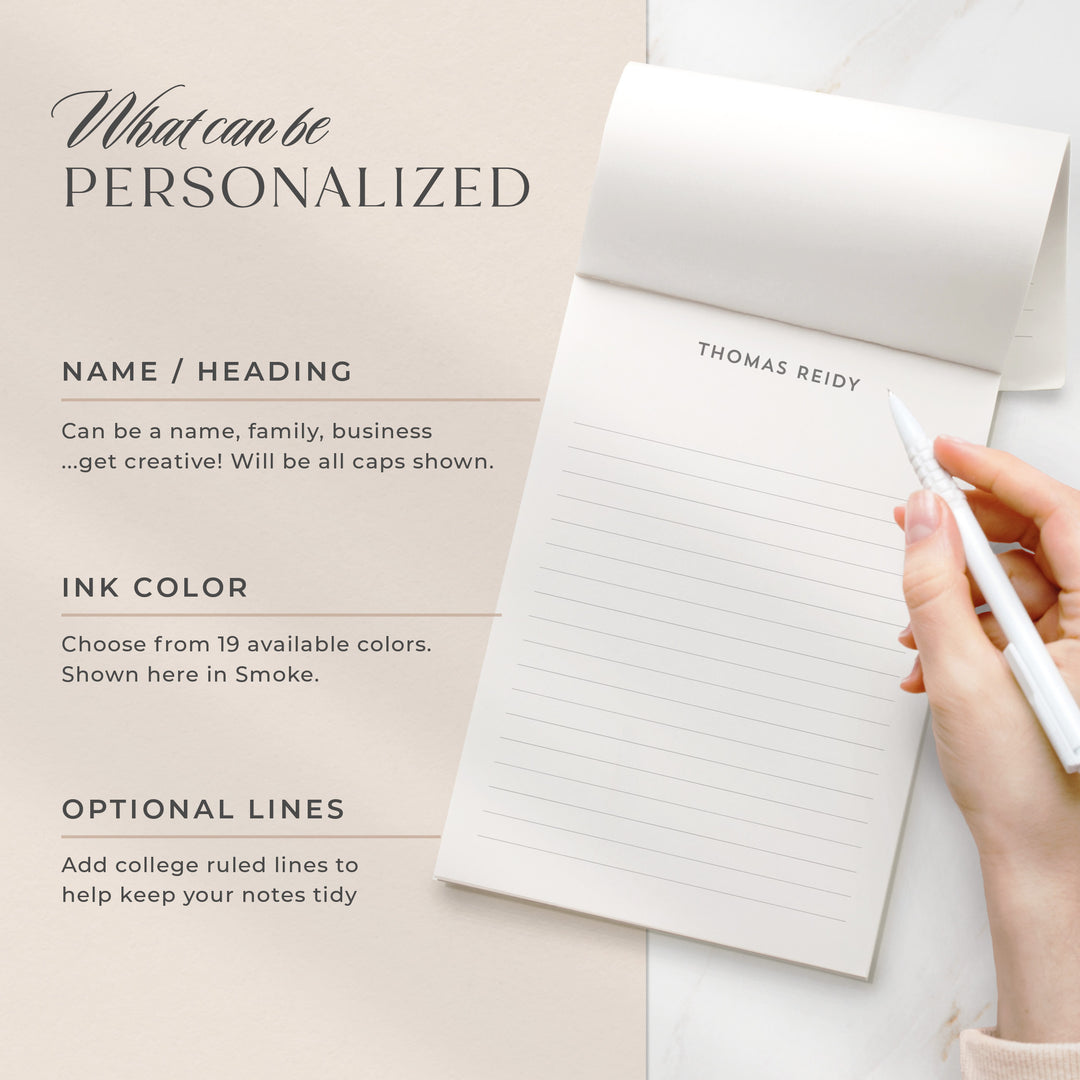 She H Notepad Design Own Notepad