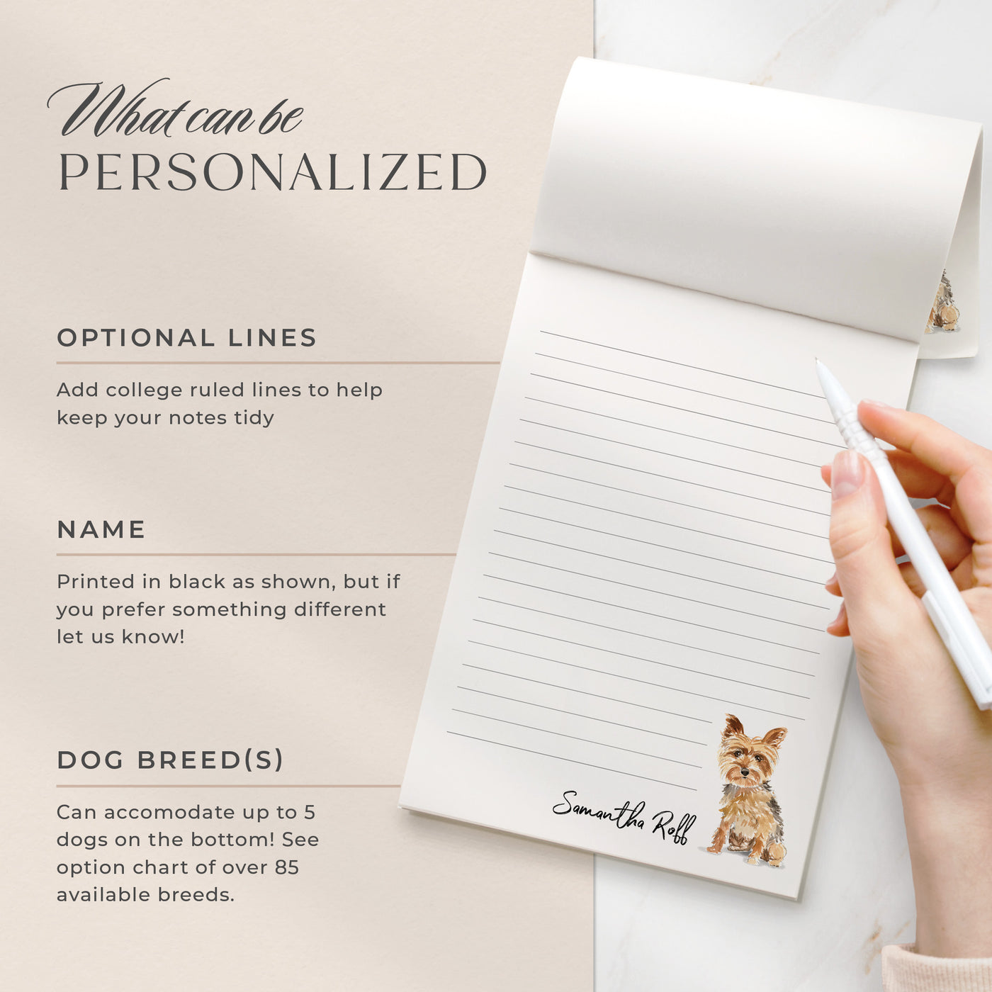 Dogs: Notepad