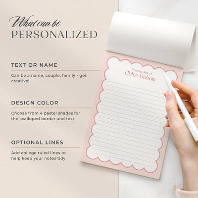 Scalloped: Notepad