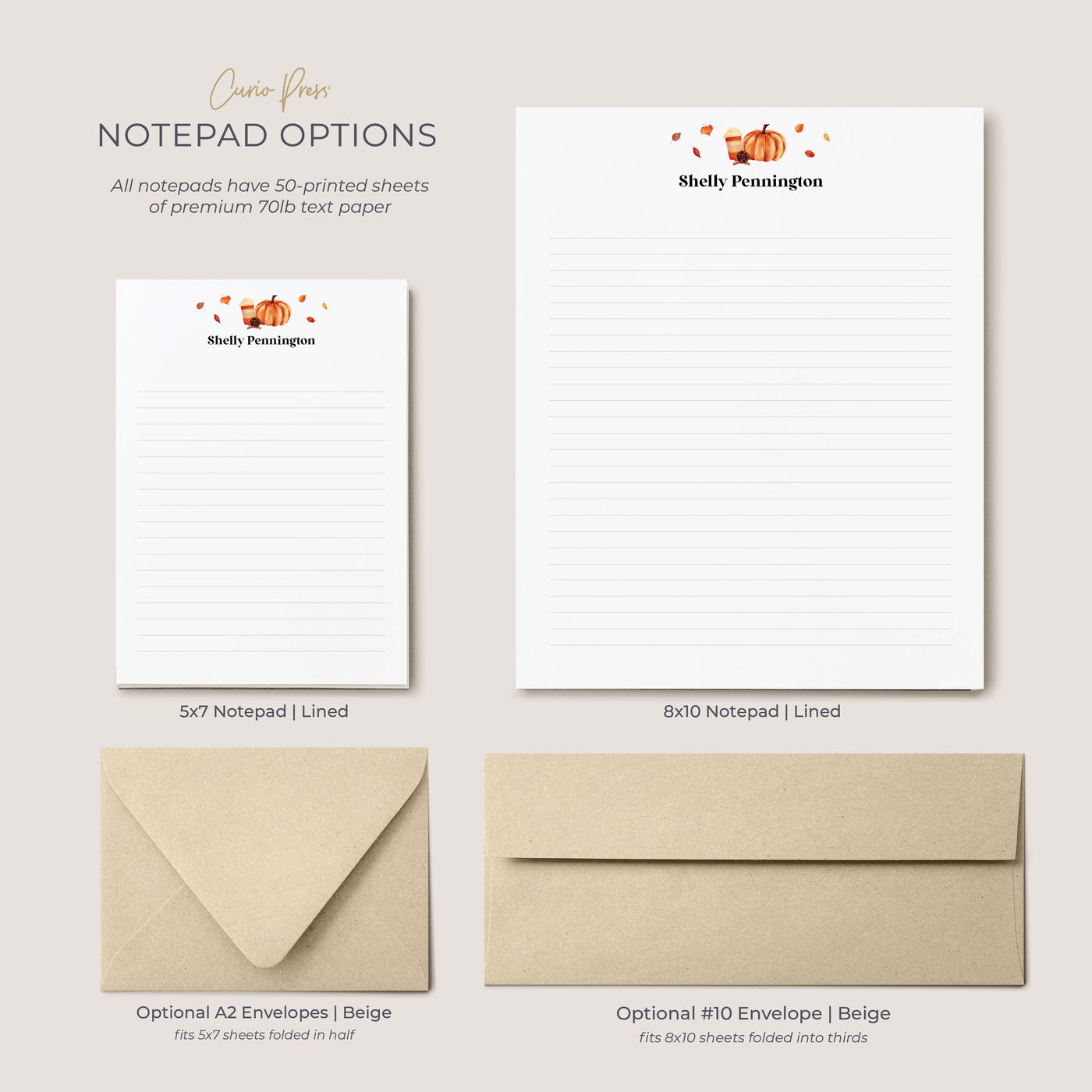 Pumpkin Spice: Notepad