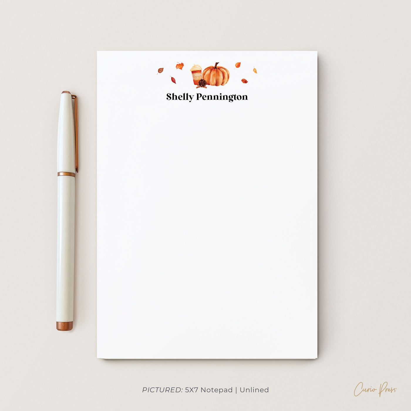 Pumpkin Spice: Notepad