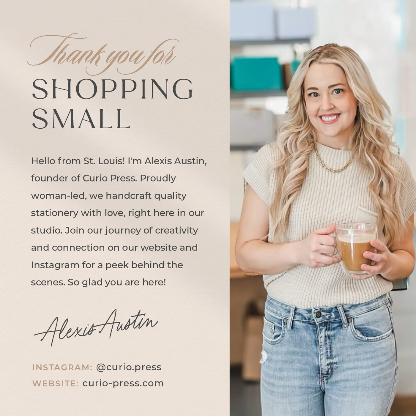 Curio Press is a small, women-owned business based in St. Louis, Missouri