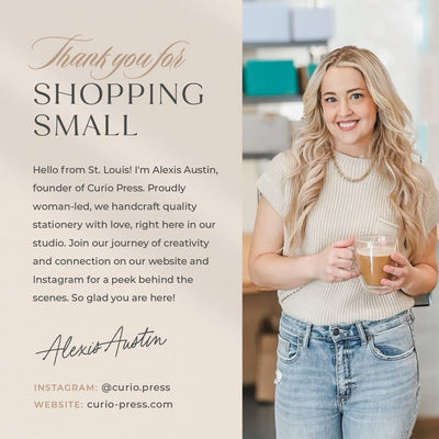Curio Press is a small, women-owned business based in St. Louis, Missouri
