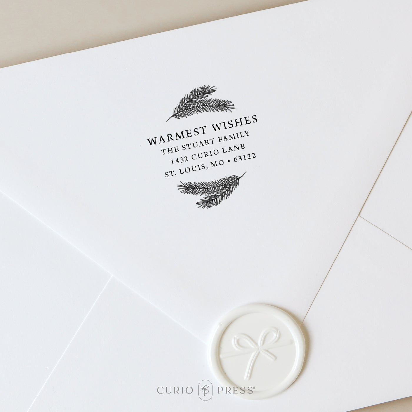 Custom Address Stamp No. 90