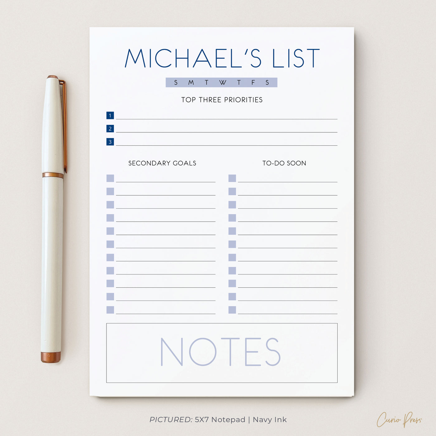 Today's List: Notepad