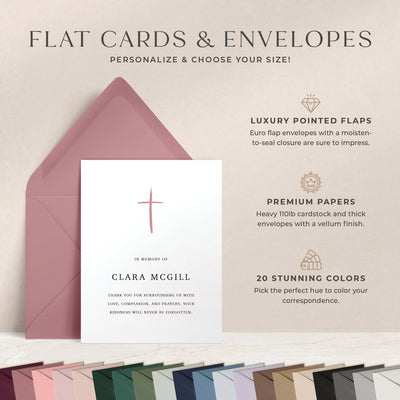 Devotion Thank You Flat Cards