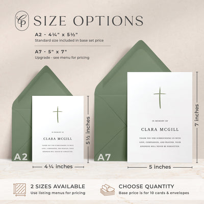 Devotion Thank You Flat Cards