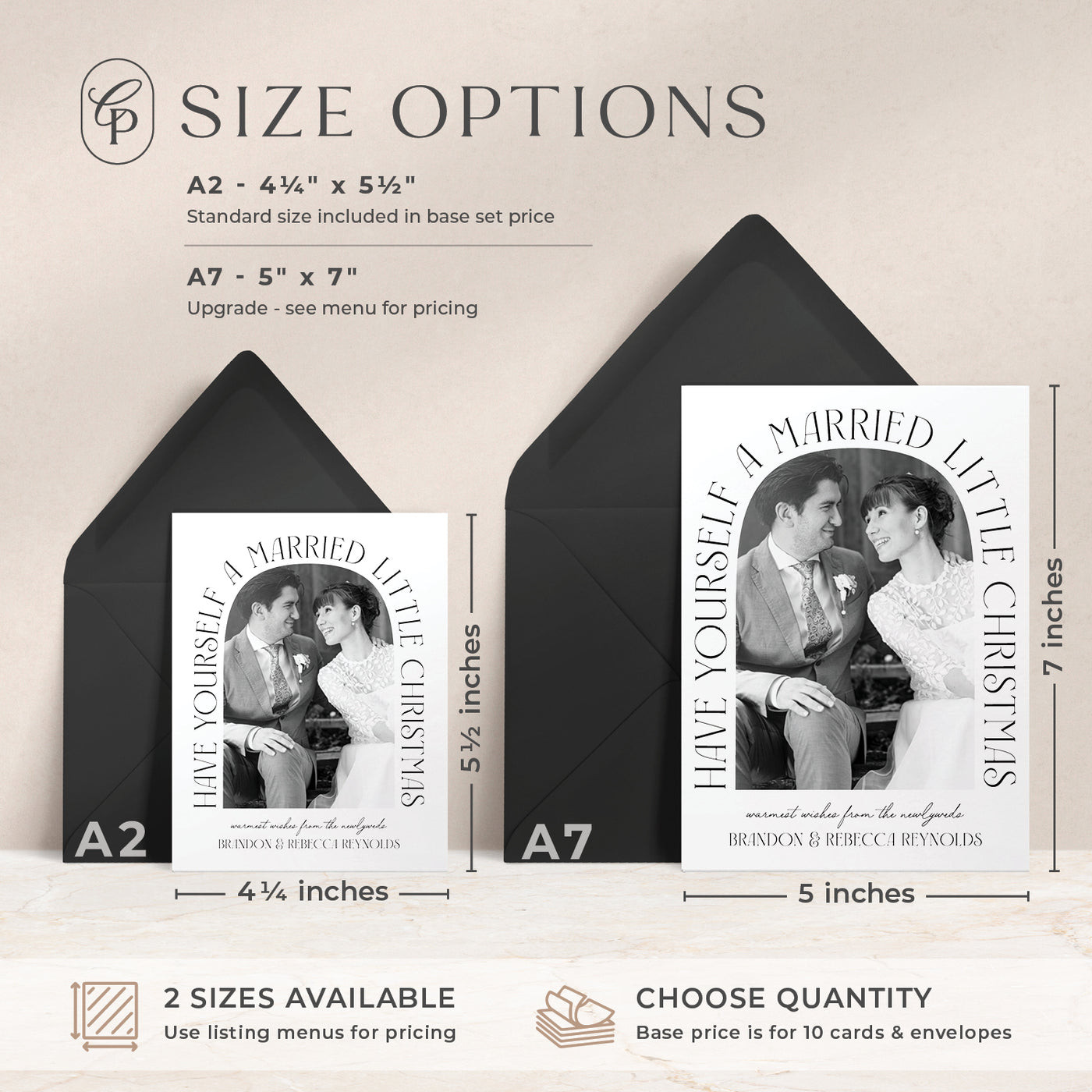 Married & Merry: Holiday Cards