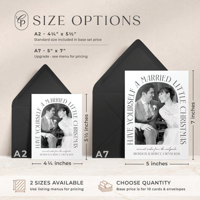 Married & Merry: Holiday Cards