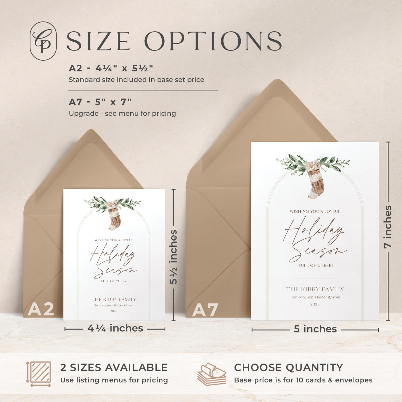 Boho Holiday: Holiday Cards