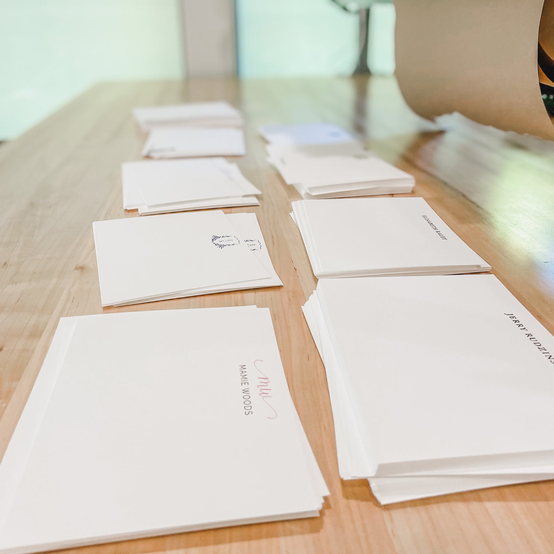 Everything is printed in-house on a professional, digital press with archival inks that produce 